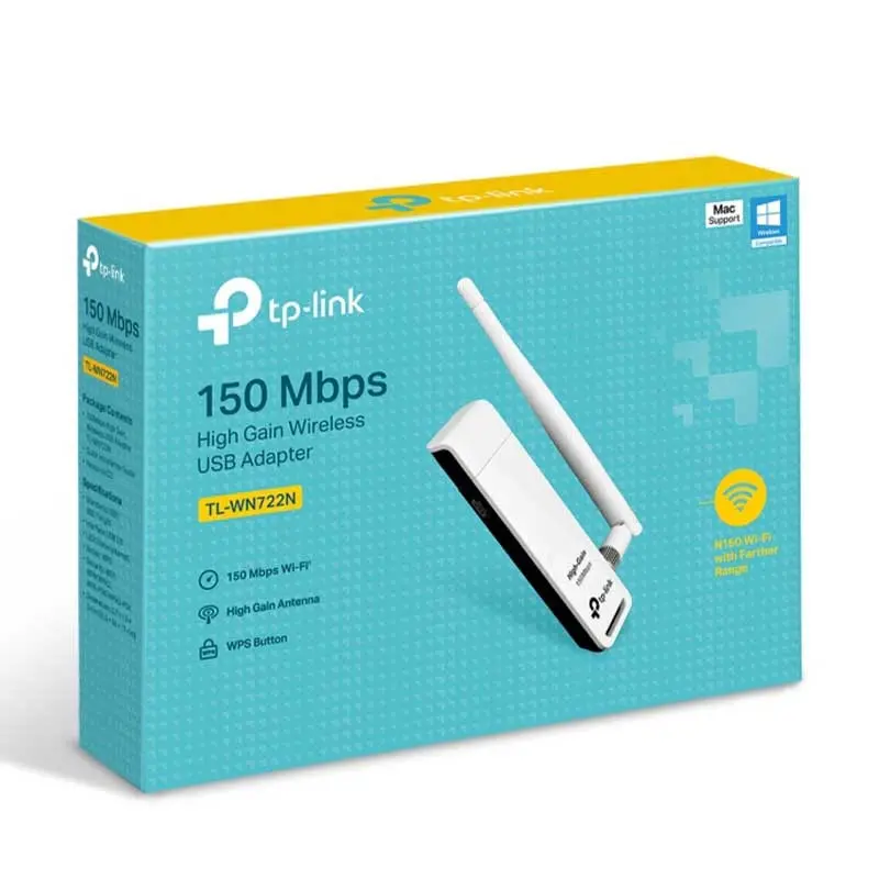 کارت شبکه بی سیم USB تی پی لینک مدل TL-WN722N - 54641